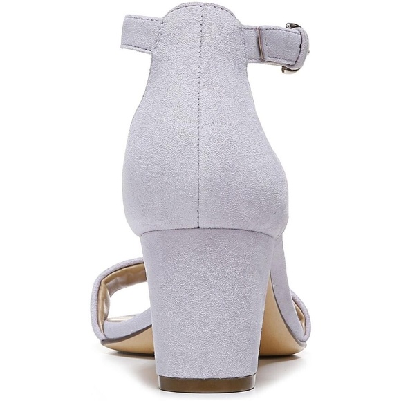 Naturalizer Womens Vera Ankle Strap Pumps Heel Sandals Shoes LILAC - Picture 2 of 6
